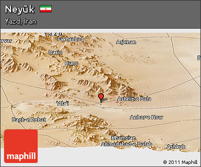 Satellite Panoramic Map of Neyūk