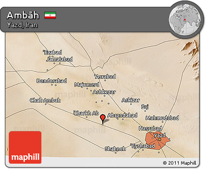 Satellite 3D Map of Ambāh