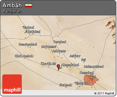 Satellite 3D Map of Ambāh