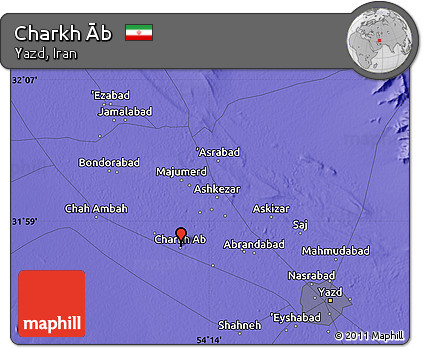 Political Map of Charkh Āb