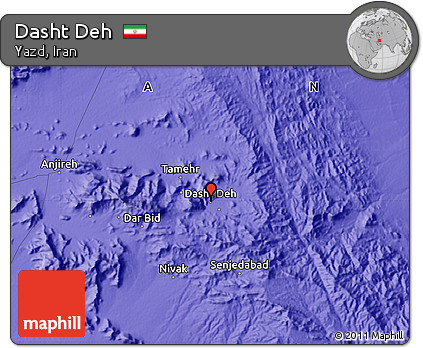 Political Map of Dasht Deh