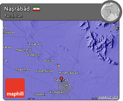 Political Map of Naşrābād