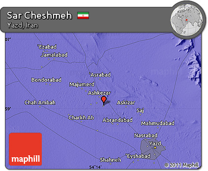 Political Map of Sar Cheshmeh