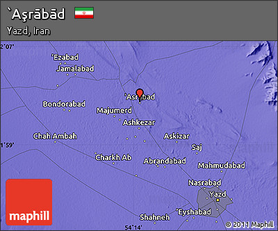 Political Map of `Aşrābād