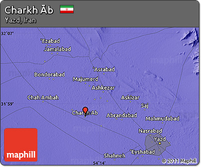 Political Map of Charkh Āb