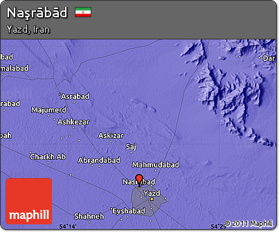 Political Map of Naşrābād