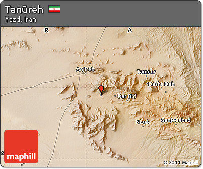 Satellite Map of Tanūreh