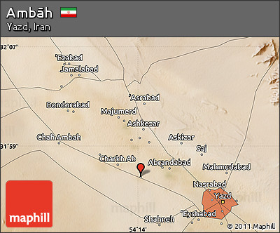 Satellite Map of Ambāh