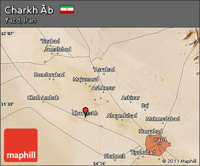 Satellite Map of Charkh Āb