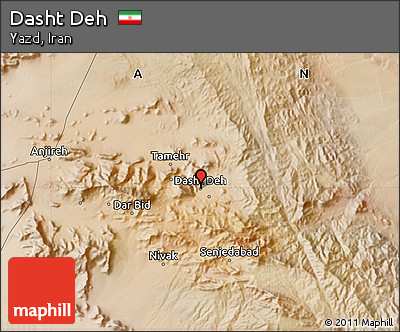 Satellite Map of Dasht Deh