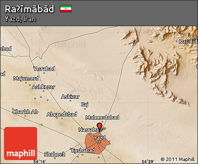 Satellite Map of Raḩīmābād