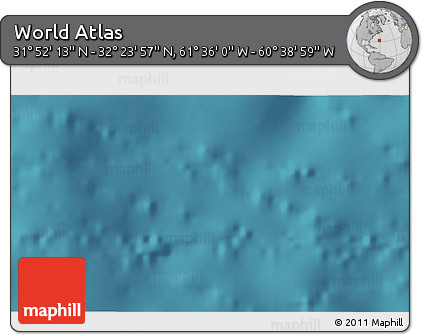 Satellite 3D Map of the Area around 32° 8' 5" N, 61° 7' 30" W