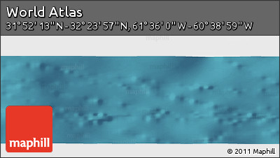 Satellite Panoramic Map of the Area around 32° 8' 5" N, 61° 7' 30" W