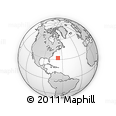 Outline Map of the Area around 32° 8' 5" N, 67° 4' 29" W, rectangular outline