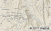 Shaded Relief Map of Akhtar Moḩammad Dowray