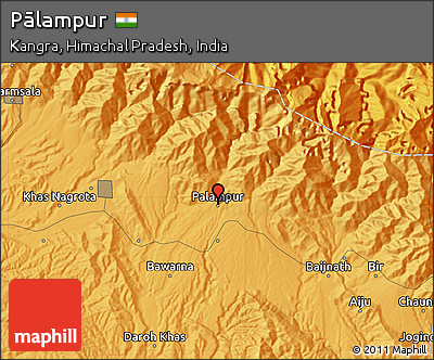 Political Map of Pālampur