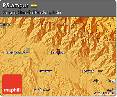 Political Map of Pālampur