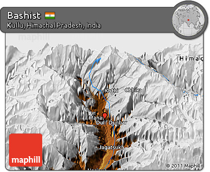 Physical 3D Map of Bashist