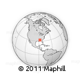 Outline Map of the Area around 32° 8' 5" N, 87° 28' 29" W, rectangular outline