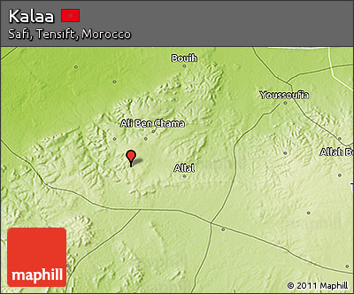 Physical 3D Map of Kalaa