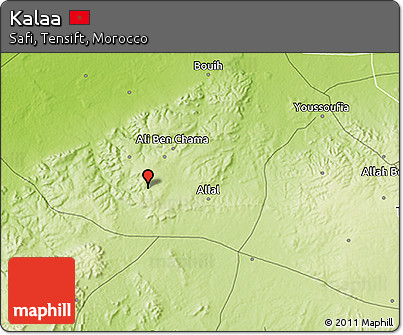 Physical 3D Map of Kalaa