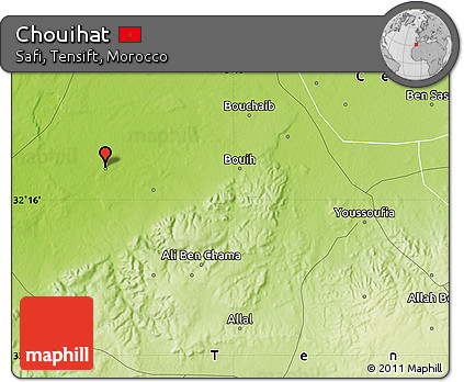 Physical Map of Chouihat
