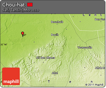 Physical Map of Chouihat