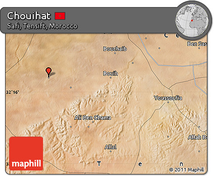 Satellite Map of Chouihat