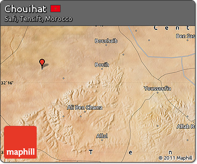 Satellite Map of Chouihat