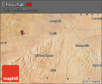 Satellite Map of Chouihat