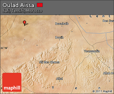 Satellite Map of Oulad Aïssa