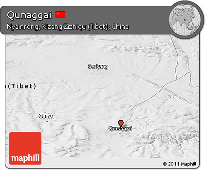 Physical Panoramic Map of Qunaggai
