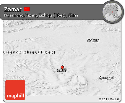 Physical Panoramic Map of Zamar