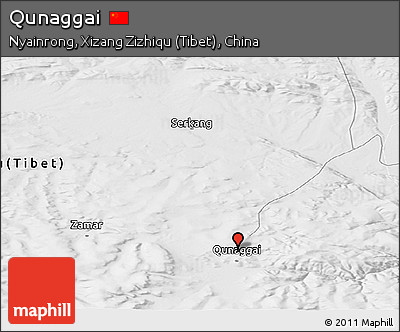 Physical Panoramic Map of Qunaggai