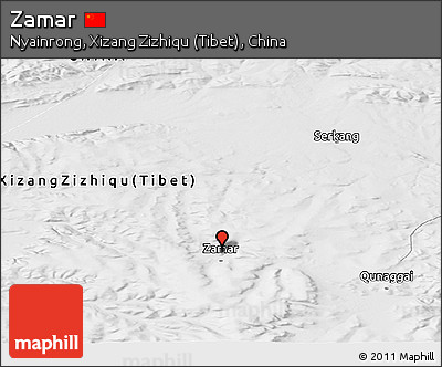 Physical Panoramic Map of Zamar