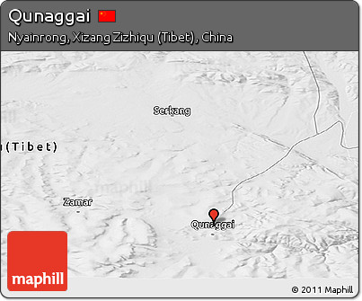 Physical Panoramic Map of Qunaggai