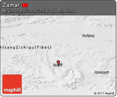 Physical Panoramic Map of Zamar