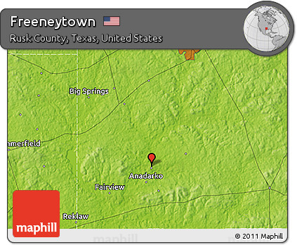 Physical 3D Map of Freeneytown