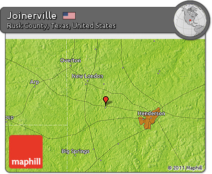 Physical 3D Map of Joinerville