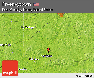 Physical 3D Map of Freeneytown