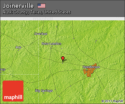 Physical 3D Map of Joinerville