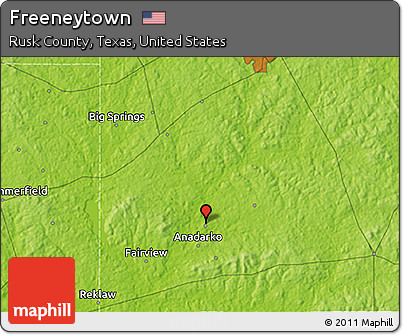 Physical 3D Map of Freeneytown