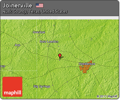 Physical 3D Map of Joinerville