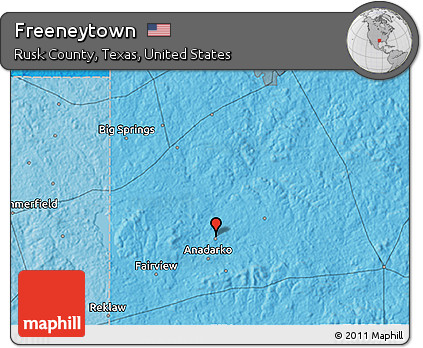 Political 3D Map of Freeneytown