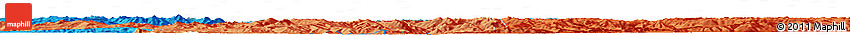 Political Horizon Map of the Area around 32° 8' 5" N, 96° 58' 29" E