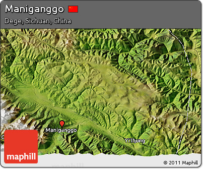 Satellite 3D Map of Maniganggo