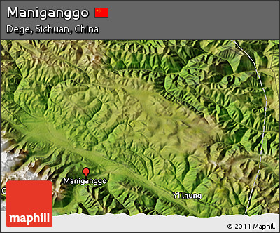 Satellite 3D Map of Maniganggo