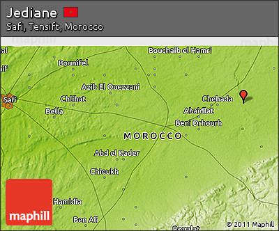 Physical 3D Map of Jediane
