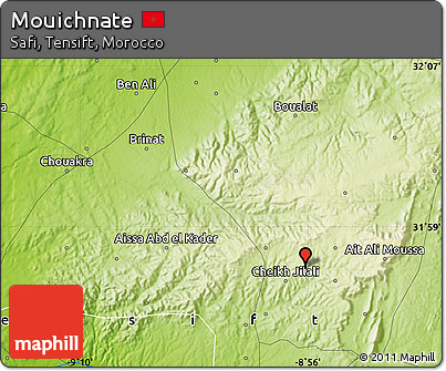 Physical Map of Mouichnate