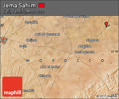 Satellite Map of Jema Sahim